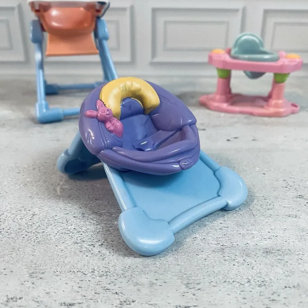 Vintage Fisher Price Loving Family  Baby Exersaucer High Chair Carrier 2003
